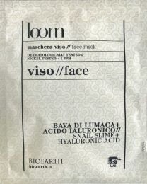 Loom Maschera viso Bava di Lumaca + Acido Ialuronico